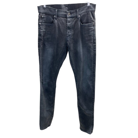 G-Star Raw Jeans Men's Size 34 x 38 Black Cotton Blend Skinny - Picture 1 of 11